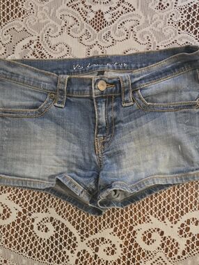 Light Wash Denim Shorts